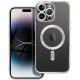 Sidabrinės spalvos / skaidrus dėklas Apple iPhone 14 Pro Max telefonui "Electro Mag Cover"