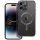 Juodas / skaidrus dėklas Apple iPhone 14 Pro Max telefonui "Electro Mag Cover"