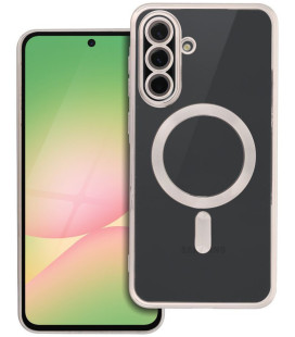 (Titanium) / skaidrus dėklas Samsung Galaxy A56 telefonui "Electro Mag Cover"