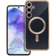 Auksinės spalvos / skaidrus dėklas Samsung Galaxy A55 telefonui "Electro Mag Cover"