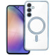 Mėlynas / skaidrus dėklas Samsung Galaxy A54 telefonui "Electro Mag Cover" 