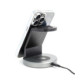 Sidabrinės spalvos / skaidrus dėklas Samsung Galaxy S24 telefonui "Electro Mag Cover"
