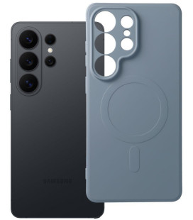Šviesiai mėlynas dėklas su kameros apsauga Samsung Galaxy S26 Ultra telefonui "Silicone Mag Cover"