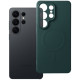 Žalias dėklas su kameros apsauga Samsung Galaxy S26 Ultra telefonui "Silicone Mag Cover"