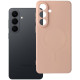 Rožinis dėklas su kameros apsauga Samsung Galaxy S26 Plus telefonui "Silicone Mag Cover"