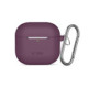 Bordo (Burgundy) dėklas Apple Airpods 4 / 5 ausinėms "Tech-Protect Silicone Hook"