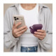Bordo (Burgundy) dėklas Apple Airpods 4 / 5 ausinėms "Tech-Protect Silicone Hook"