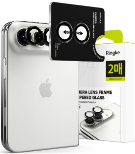 Juoda kameros apsauga Apple iPhone Duo telefonui "Ringke Camera Frame Protector 2-Pack"