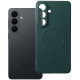 Žalias dėklas su kameros apsauga Samsung Galaxy S26 Plus telefonui "Silicone Mag Cover"
