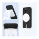 Juodas dėklas su kameros apsauga Samsung Galaxy S26 telefonui "Silicone Mag Cover"