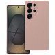 Rožinis dėklas su kameros apsauga Samsung Galaxy S25 Ultra telefonui "Silicone Mag Cover"
