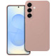 Rožinis dėklas su kameros apsauga Samsung Galaxy S25 Plus telefonui "Silicone Mag Cover"