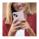 Rožinis dėklas su kameros apsauga Samsung Galaxy S25 Plus telefonui "Silicone Mag Cover"