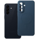 Mėlynas dėklas su kameros apsauga Samsung Galaxy A57 telefonui "Silicone Mag Cover"