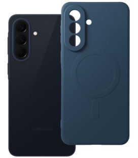 Mėlynas dėklas su kameros apsauga Samsung Galaxy A57 telefonui "Silicone Mag Cover"