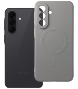 Pilka dėklas su kameros apsauga Samsung Galaxy A37 telefonui "Silicone Mag Cover"