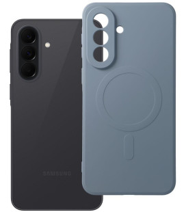 Šviesiai mėlynas dėklas su kameros apsauga Samsung Galaxy A37 telefonui "Silicone Mag Cover"