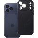 Juodas dėklas su kameros apsauga Apple iPhone 17 Pro Max / 18 Pro Max telefonui "Silicone Mag Cover"