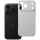 Pilkas dėklas su kameros apsauga Apple iPhone 17 Pro Max / 18 Pro Max telefonui "Silicone Mag Cover"