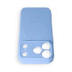 Šviesiai mėlynas dėklas su kameros apsauga Apple iPhone 17 Pro Max / 18 Pro Max telefonui "Silicone Mag Cover"