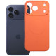 Oranžinis dėklas su kameros apsauga Apple iPhone 17 Pro Max / 18 Pro Max telefonui "Silicone Mag Cover"