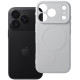 Pilkas dėklas su kameros apsauga Apple iPhone 17 Pro / 18 Pro telefonui "Silicone Mag Cover"