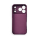 Bordo (Burgundy) dėklas su kameros apsauga Apple iPhone 17 Pro / 18 Pro telefonui "Silicone Mag Cover"