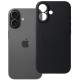 Juodas dėklas su kameros apsauga Apple iPhone 17 telefonui "Silicone Mag Cover"