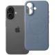 Šviesiai mėlynas dėklas su kameros apsauga Apple iPhone 17 telefonui "Silicone Mag Cover"