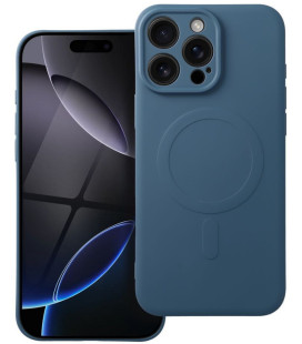 Mėlynas dėklas su kameros apsauga Apple iPhone 16 Pro Max telefonui "Silicone Mag Cover"