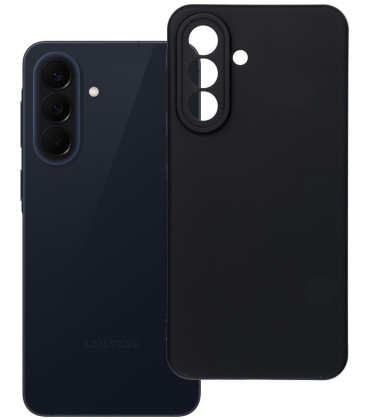 Juodas dėklas Samsung Galaxy A57 telefonui "Silicone Case"