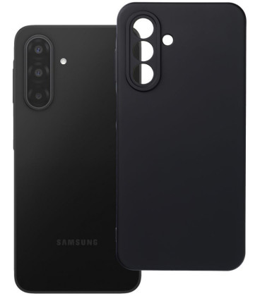 Juodas dėklas Samsung Galaxy A17 / A18 telefonui "Silicone Case"
