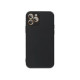 Juodas dėklas Samsung Galaxy A17 / A18 telefonui "Silicone Case"