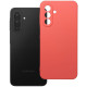 Oranžinis (Peach) dėklas Samsung Galaxy A17 / A18 telefonui "Silicone Case"