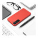 Oranžinis (Peach) dėklas Samsung Galaxy A17 / A18 telefonui "Silicone Case"