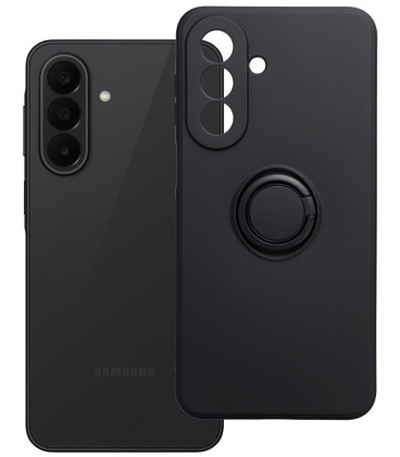 Juodas dėklas Samsung Galaxy A27 5G telefonui "Silicone Ring Case"