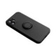 Juodas dėklas Samsung Galaxy A17 / A18 telefonui "Silicone Ring Case"