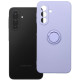 Violetinis dėklas Samsung Galaxy A17 / A18 telefonui "Silicone Ring Case"