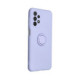 Violetinis dėklas Samsung Galaxy A17 / A18 telefonui "Silicone Ring Case"