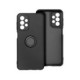 Juodas dėklas Samsung Galaxy A17 / A18 telefonui "Silicone Ring Case"