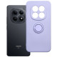Violetinis dėklas Xiaomi Redmi Note 15 Pro 5G telefonui "Silicone Ring Case"