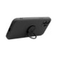 Juodas dėklas Xiaomi Redmi Note 15 Pro 5G telefonui "Silicone Ring Case"