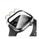 Juodas ir skaidrus dėklai Apple Watch 12 (46 mm) laikrodžiui "Tech-Protect Defense 2-Pack"