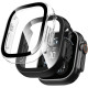 Juodas ir skaidrus dėklai Apple Watch 1 / 2 / 3 / 4 (49 mm) laikrodžiui "Tech-Protect Defense 2-Pack"