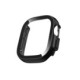 Juodas ir skaidrus dėklai Apple Watch 1 / 2 / 3 / 4 (49 mm) laikrodžiui "Tech-Protect Defense 2-Pack"