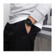 Juodas ir skaidrus dėklai Apple Watch 1 / 2 / 3 / 4 (49 mm) laikrodžiui "Tech-Protect Defense 2-Pack"
