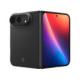 Juodas dėklas Apple iPhone Duo telefonui "Spigen Airskin Aramid Magsafe"