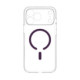 Skaidrus (Burgundy) dėklas Apple iPhone 17 Pro / 18 Pro telefonui "Spigen Ultra Hybrid Magsafe"