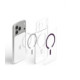Skaidrus (Burgundy) dėklas Apple iPhone 17 Pro / 18 Pro telefonui "Spigen Ultra Hybrid Magsafe"
