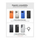 Juodas automobilinis telefono laikiklis "Spigen STK100 Vacuumlock Magnetic Magsafe"